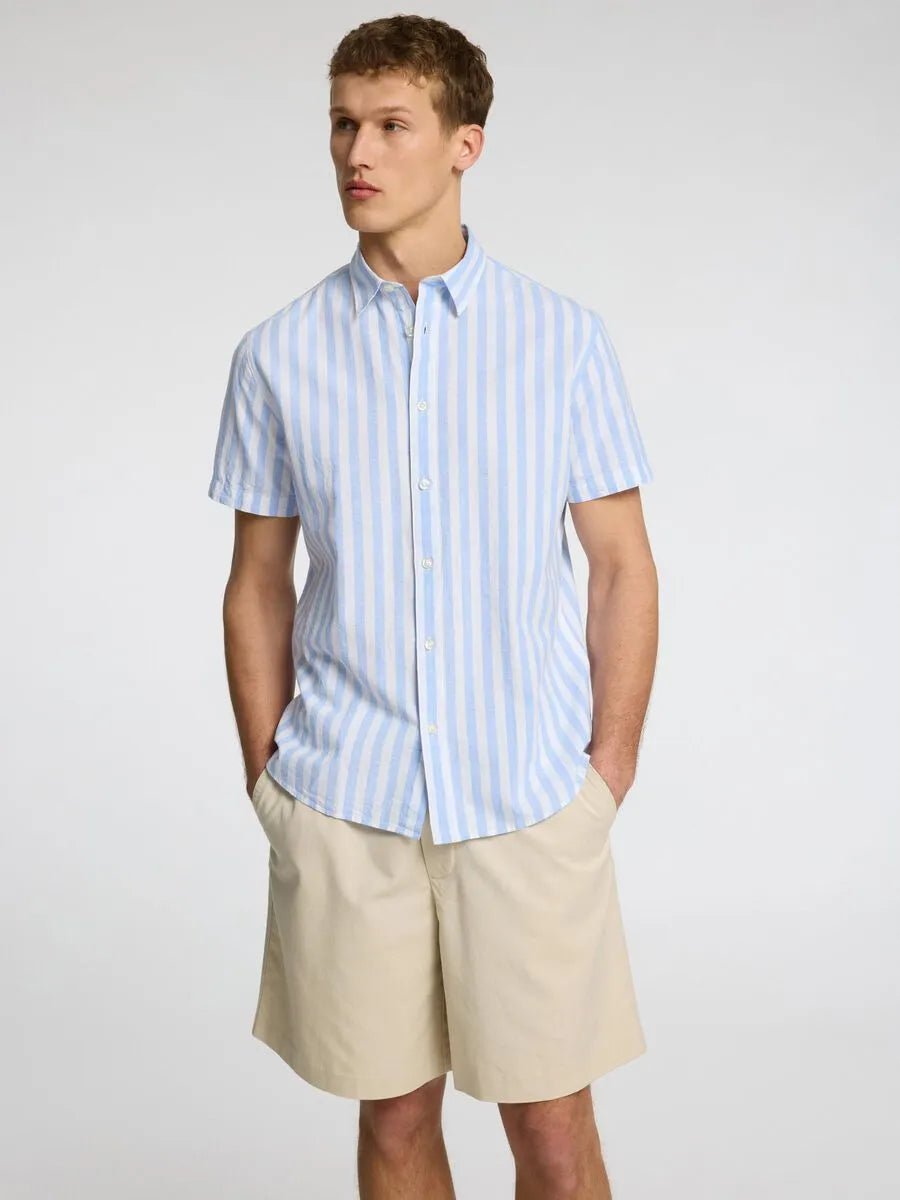 SELECTED HOMME CLASSIC SHORT SLEEVED SHIRT - Smgarment's
