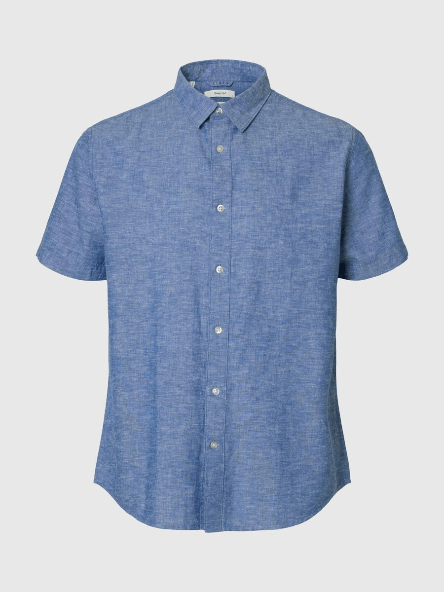 SELECTED HOMME CLASSIC SHORT SLEEVED SHIRT - Smgarment's
