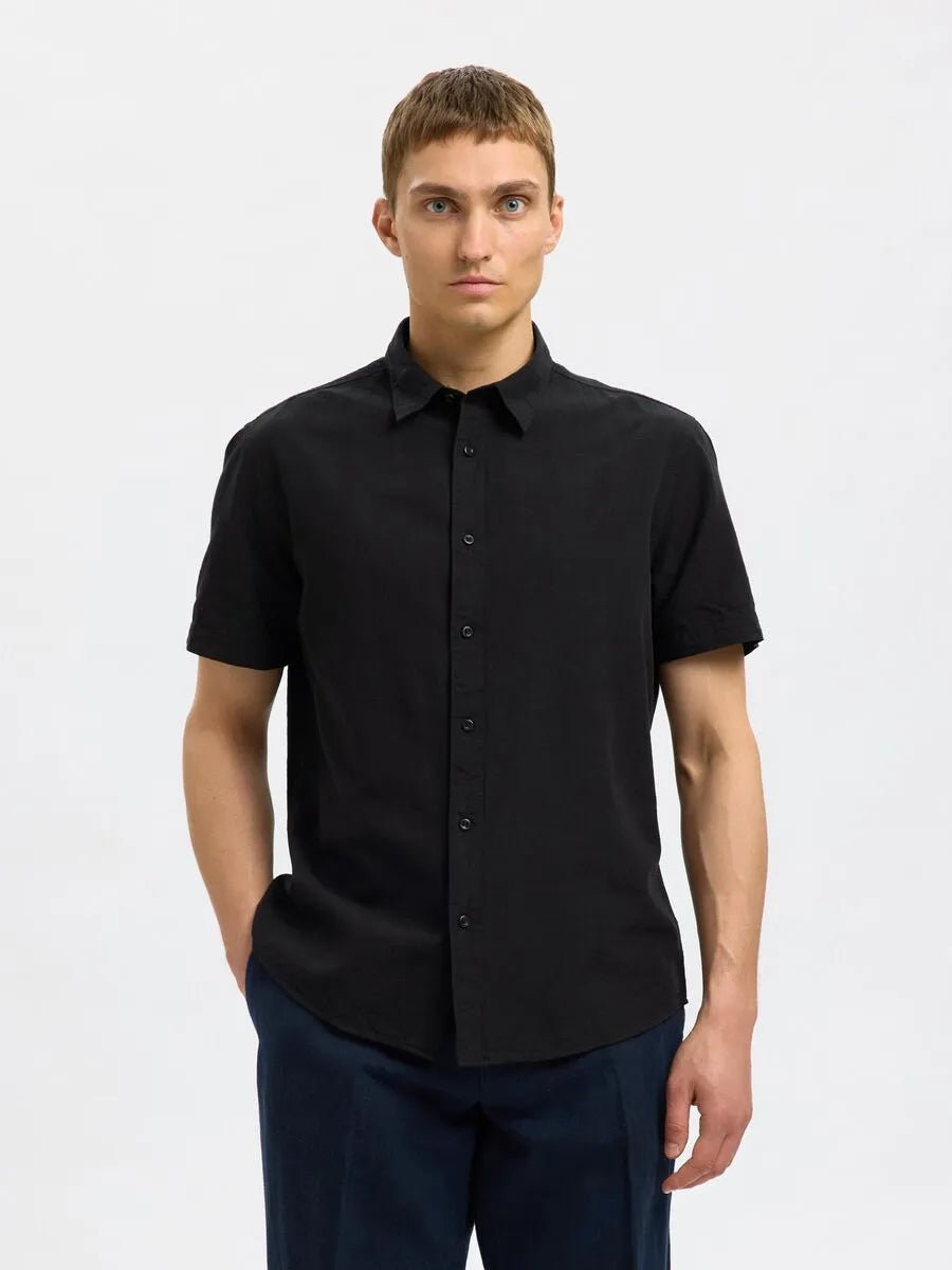 SELECTED HOMME CLASSIC SHORT SLEEVED SHIRT - Smgarment's