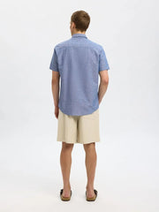 SELECTED HOMME CLASSIC SHORT SLEEVED SHIRT - Smgarment's