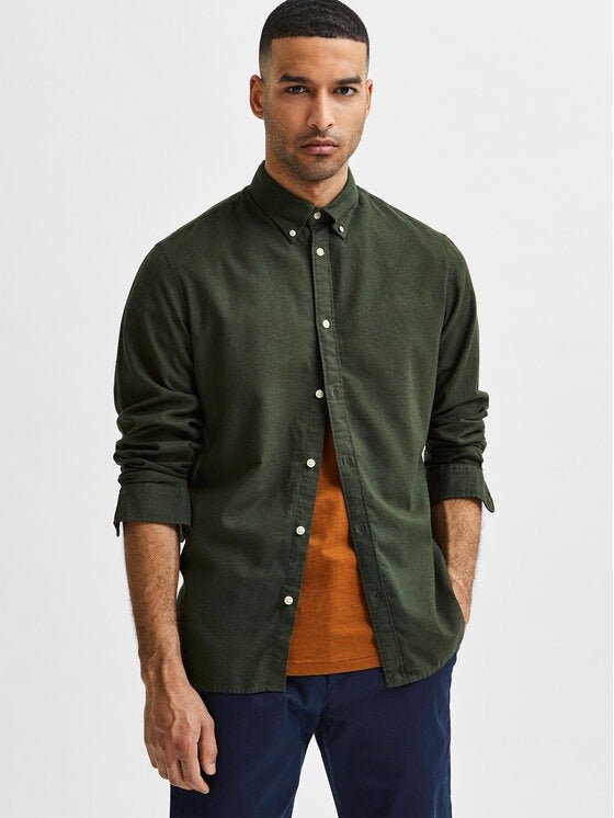 SELECTED HOMME FLANNEL SHIRT LS NOOS - Smgarment's
