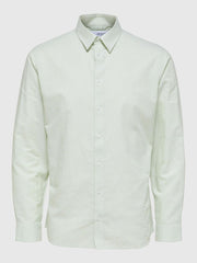 SELECTED HOMME LINEN SLIM CINTREE SHIRT - Smgarment's
