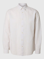 SELECTED HOMME LINEN SLIM CINTREE SHIRT - Smgarment's