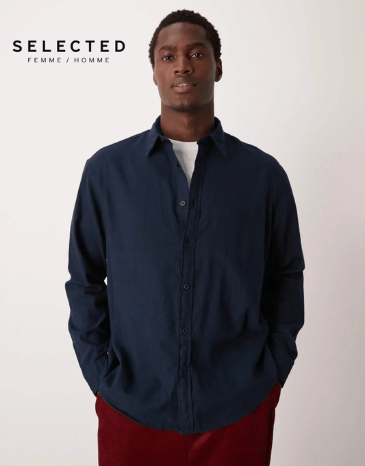 SELECTED HOMME Oversized Shirt - Smgarment's