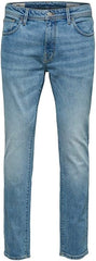 SELECTED HOMME SLHSLIM - LEON L.BLUE ST JEANS W NOOS herr Jeans - Smgarment's