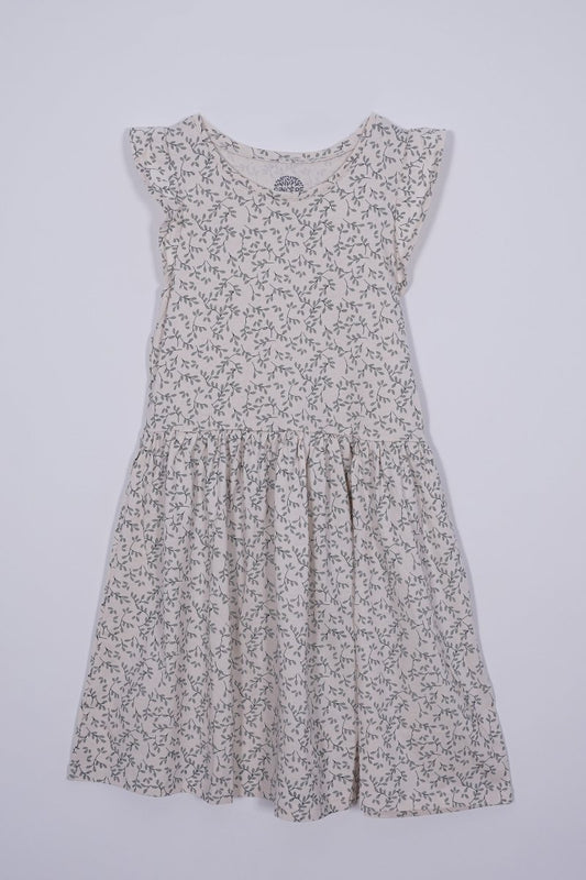 SINCERE GIRLS FLORAL PRINTED DRESS - Smgarment's