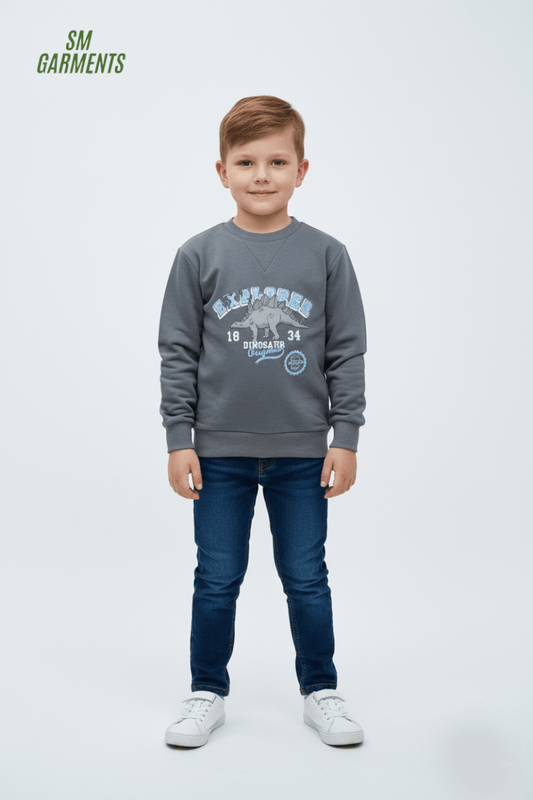 SINSAY BOYS EXPLORER PRINT SWEATSHIRT - Smgarment's