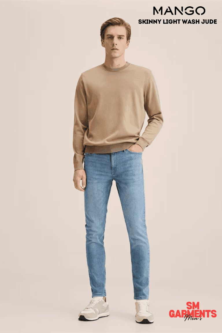 Skinny Light Wash Jude Jeans - SMgarment's