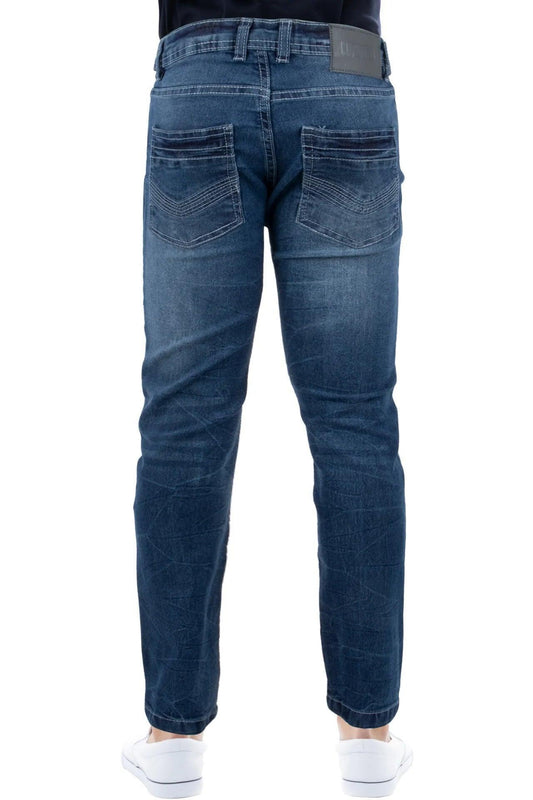 Slim Fit Washed Stretch Denim - SMgarment's