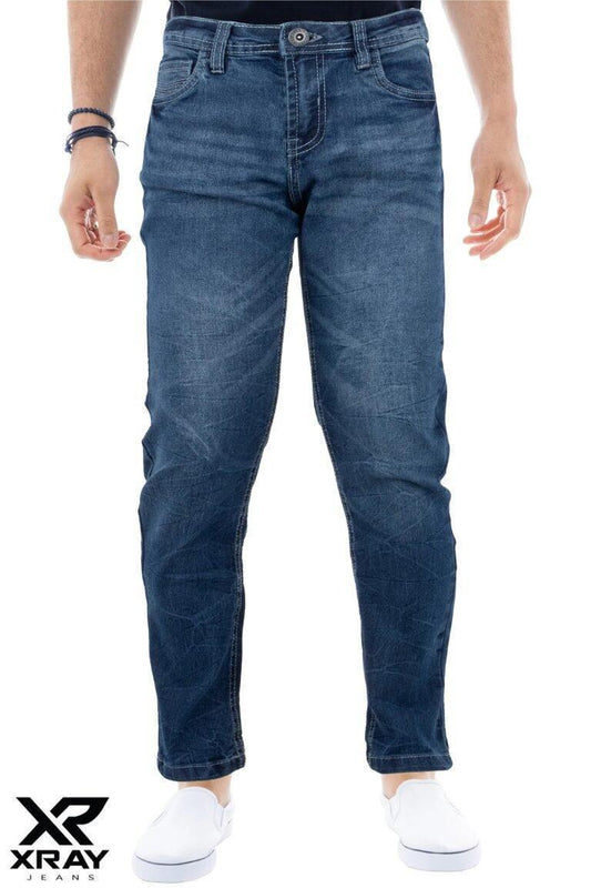Slim Fit Washed Stretch Denim - SMgarment's