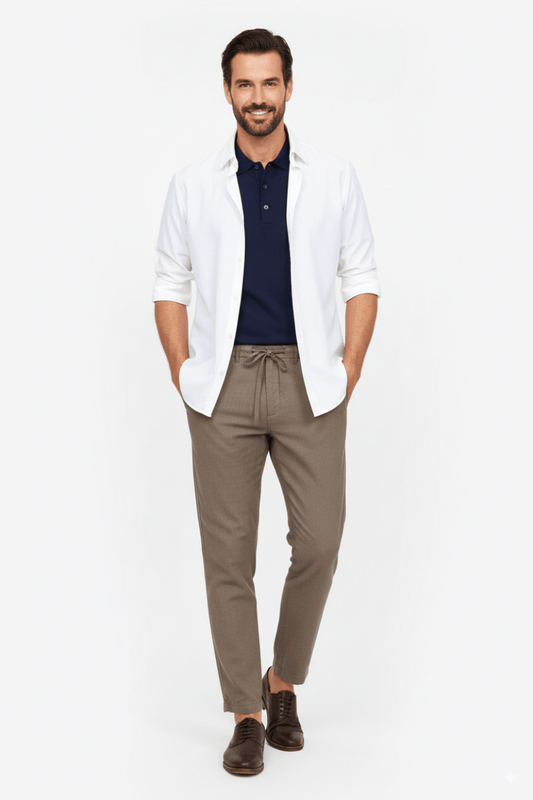SPLASH MENS LINEN TROUSER PANTS - Smgarment's