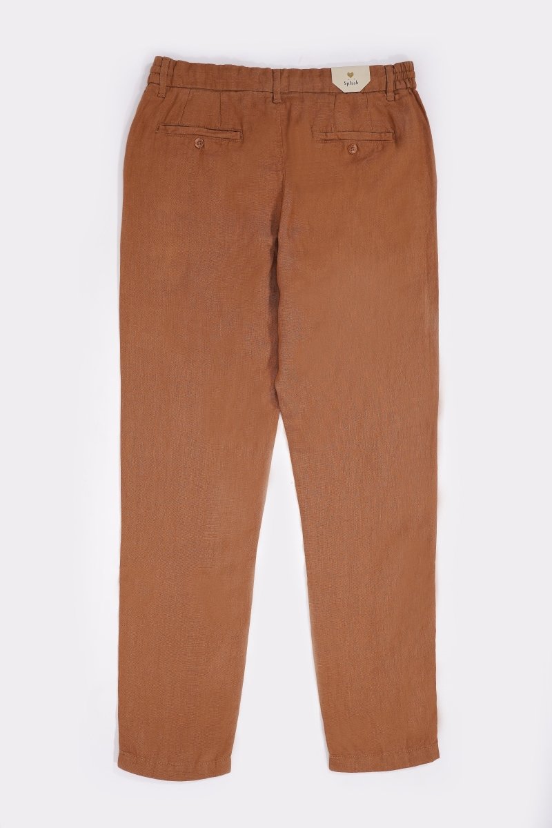 SPLASH MENS LINEN TROUSER PANTS - Smgarment's