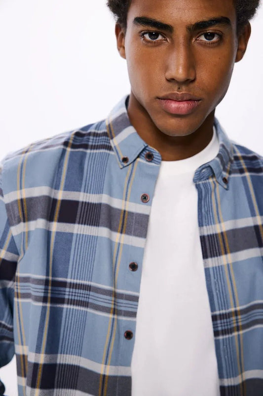 SPRINGFIELD Checkered Shirt - SMgarment's