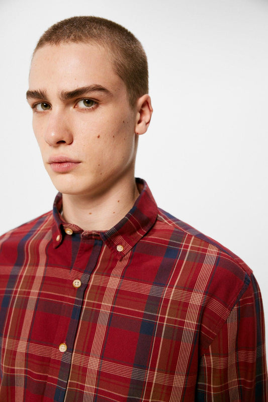 SPRINGFIELD checkered shirt - SMgarment's