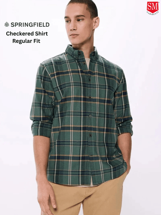 SPRINGFIELD Checkered Shirt - Smgarment's