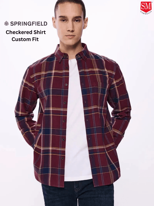 SPRINGFIELD Checkered Shirt - Smgarment's