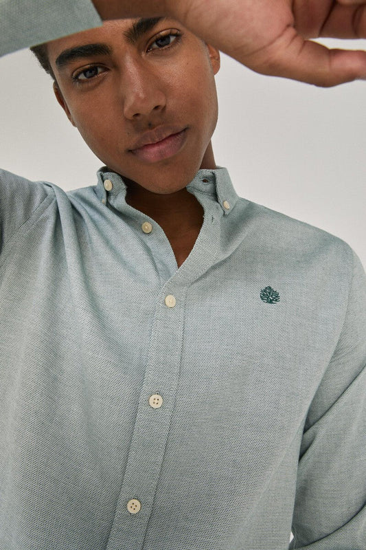 Springfield Color structured shirt - Smgarment's