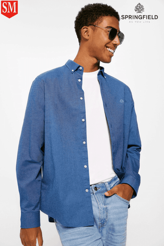 SPRINGFIELD Colored Oxford Shirt - Smgarment's