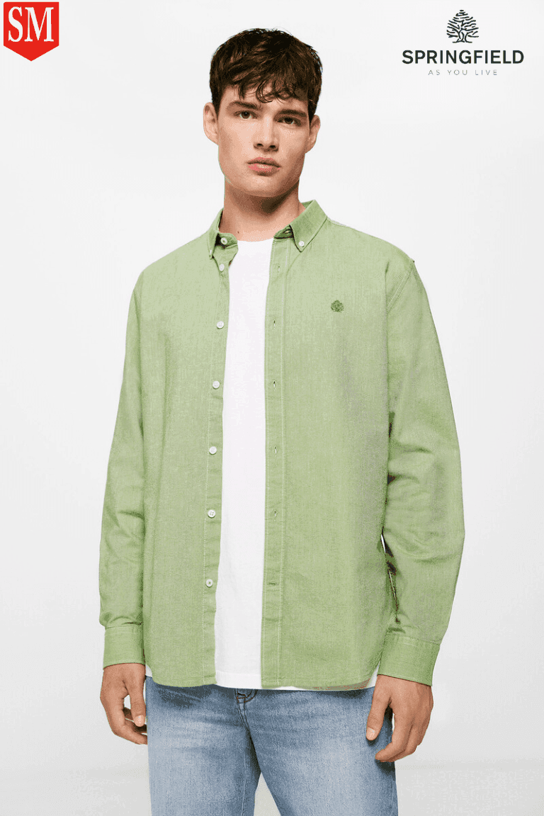 SPRINGFIELD Colored Oxford Shirt - Smgarment's