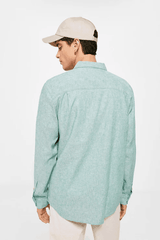 SPRINGFIELD COLOUR LINEN SHIRT (REGULAR FIT) - Smgarment's