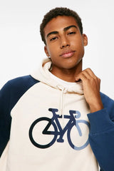 SPRINGFIELD Hoodie With Contrasting Bicycle - Smgarment's