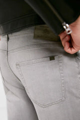 Springfield Lightweight distressed dark wash slim fit jeans - Smgarment's
