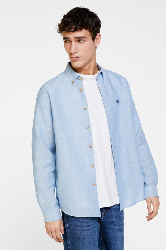 SPRINGFIELD LINEN SHIRT - Smgarment's