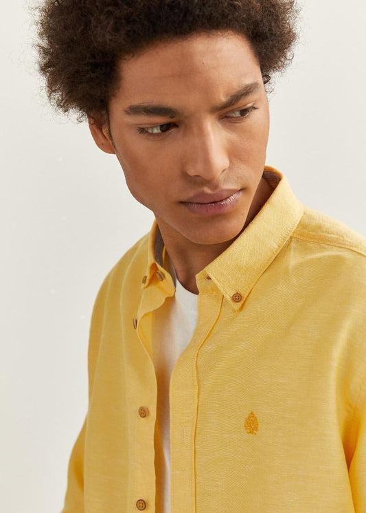 SPRINGFIELD LINEN SHIRT - Smgarment's