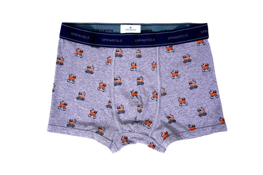 SPRINGFIELD MENS CAT PRINT BOXER - Smgarment's