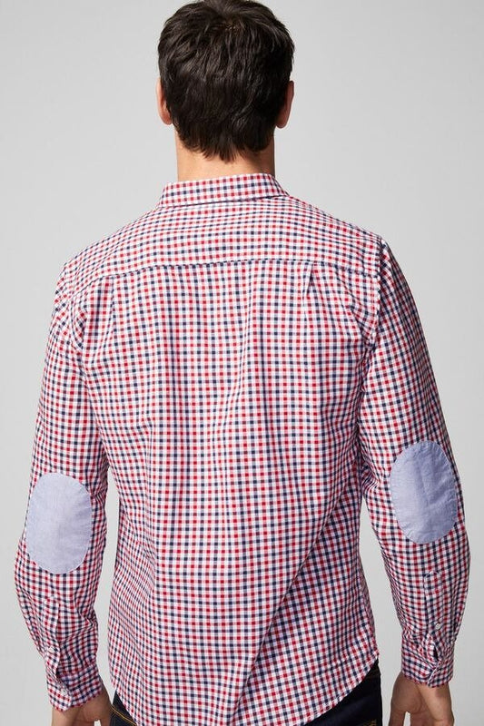 SPRINGFIELD Oxford Checked Shirt - Smgarment's
