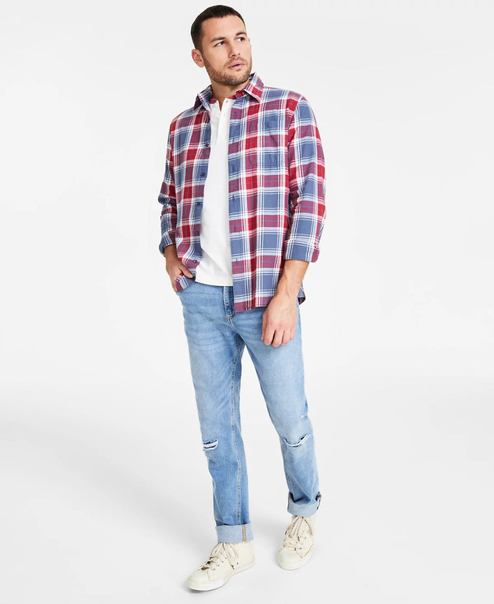 Sun + Stone Men's Melbourne Slim - Fit Destroyed Jeans - Smgarment's