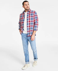 Sun + Stone Men's Melbourne Slim - Fit Destroyed Jeans - Smgarment's