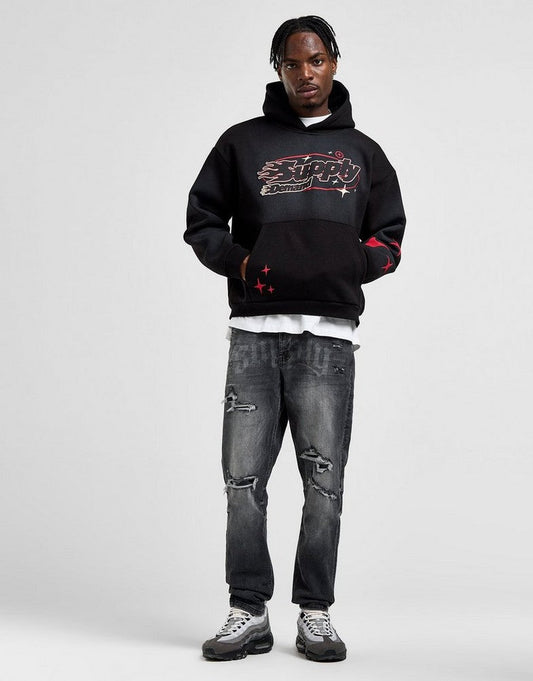 SUPPLY & DEMAND KATIMA BLK SLIM FIT JEANS - Smgarment's