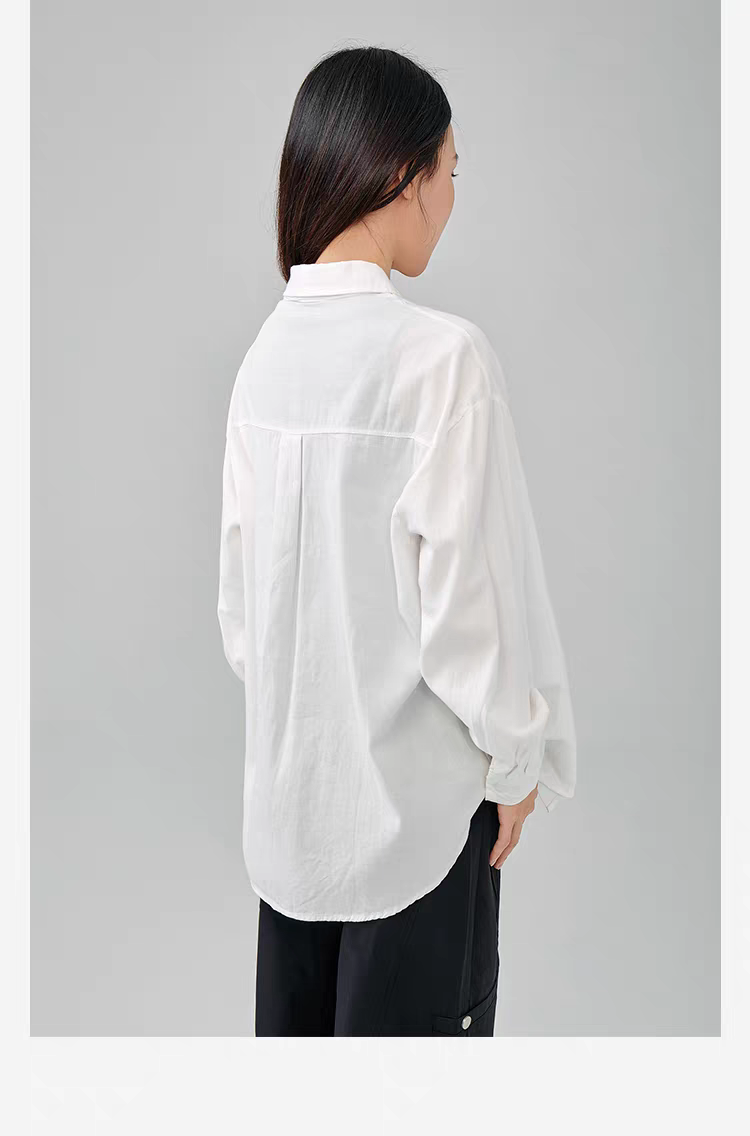 M.XJIA Women's Casual Collar Long Sleeve Shirt