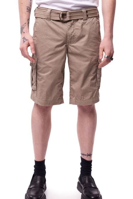 TEDDY SMITH MEN CARGO BEIGE DUNE Shorts - Smgarment's