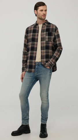 TERRANOVA Faded Effect Middle Blue Denim Skinny Jeans