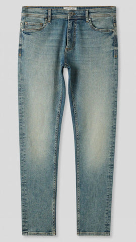 TERRANOVA Faded Effect Middle Blue Denim Skinny Jeans