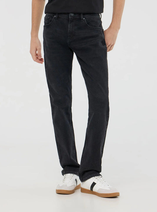 TERRANOVA REGULAR NERO JEANS - SMgarment's