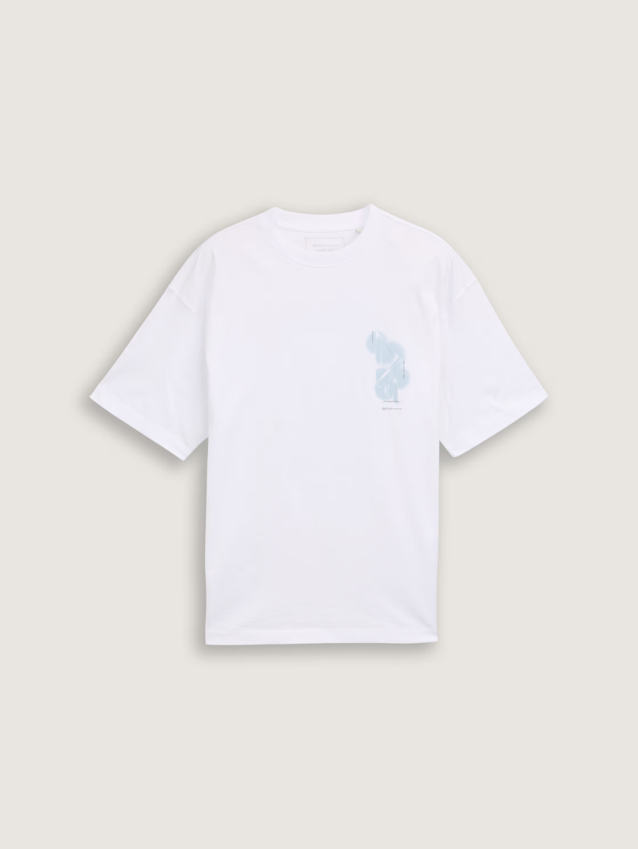 TOM TAILOR Denim Male Oversized T-shirt with back print - Smgarment's