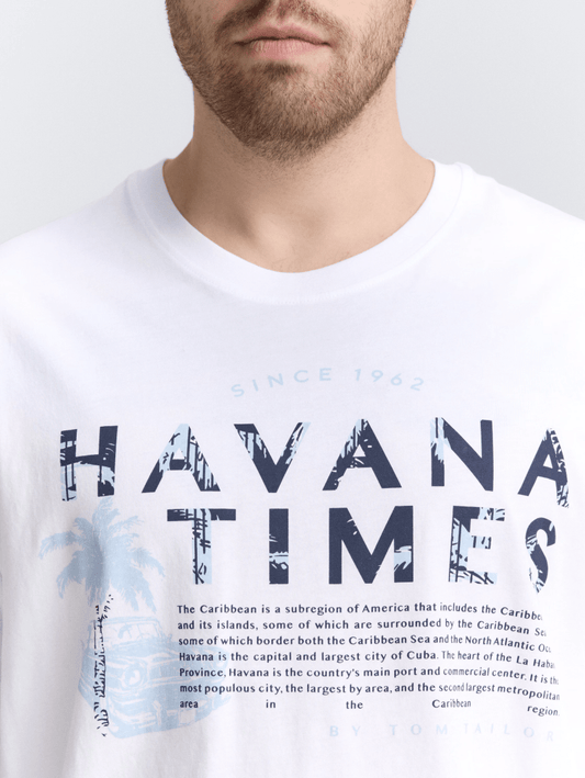 TOM TAILOR Men Plus Size T-shirt with print - Smgarment's