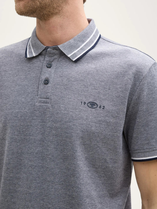 TOM TAILOR Piqué Polo Shirt With Stretch - Smgarment's