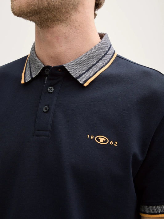 TOM TAILOR Piqué Polo Shirt With Stretch - Smgarment's