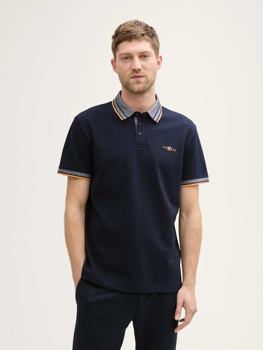 TOM TAILOR Piqué Polo Shirt With Stretch - Smgarment's