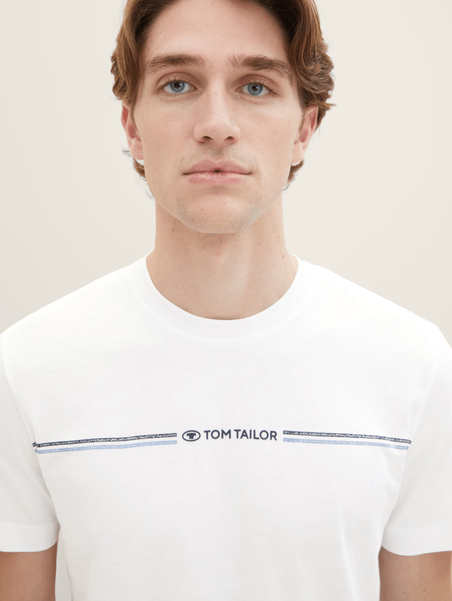 TOM TAILOR T-shirt with round neckline - Smgarment's