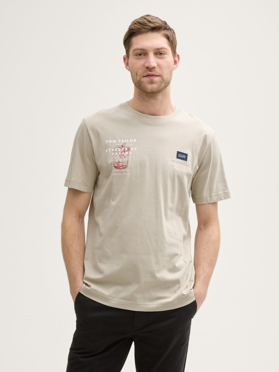 TOM TAILOR T-shirt with round neckline - Smgarment's