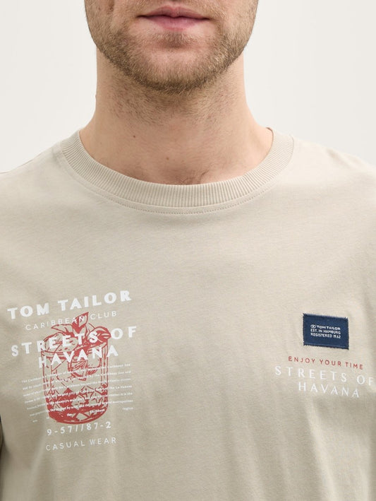 TOM TAILOR T-shirt with round neckline - Smgarment's