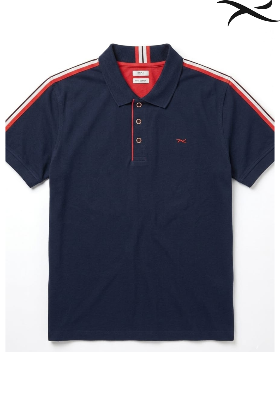 BRAX MENS LOGO BASIC POLO
