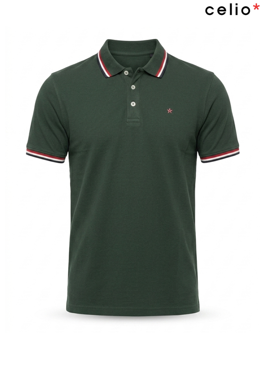 MENS BASIC LOGO POLO