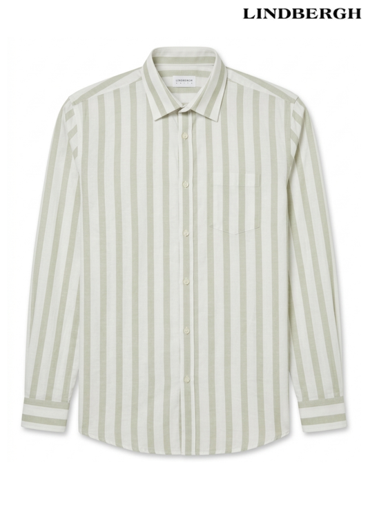 Lindbergh White Stripe Shirt