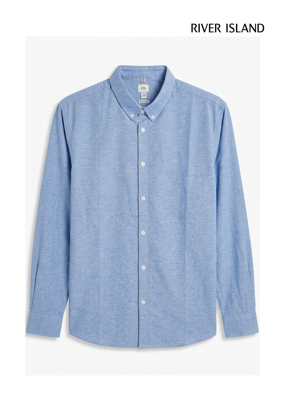 River Island Long Sleeve Oxford Shirt